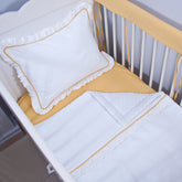 Ekru - Hardal Minky Battaniye Takımı